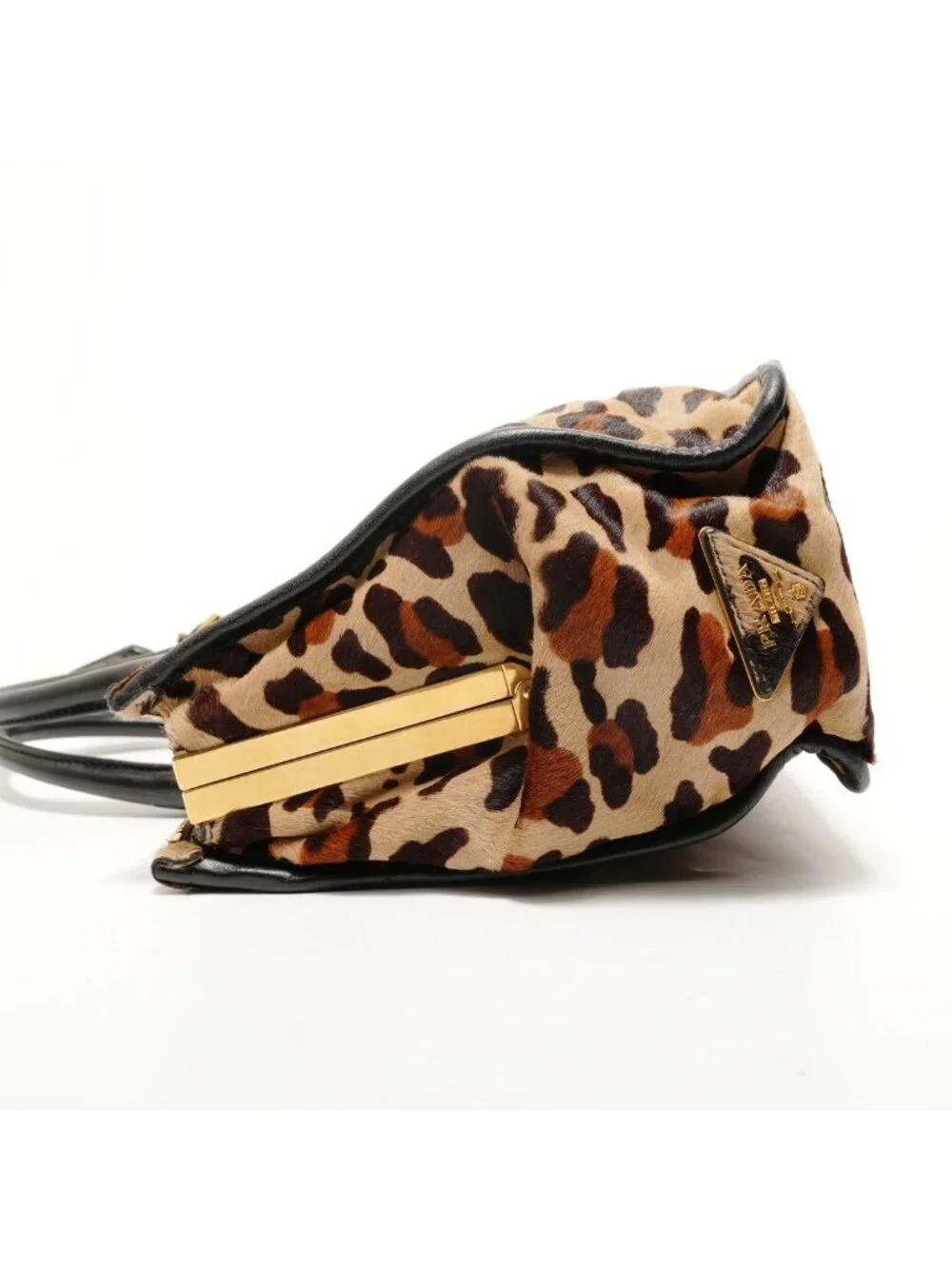 Prada Handbag Calf Hair Brown - Picture 3 of 10